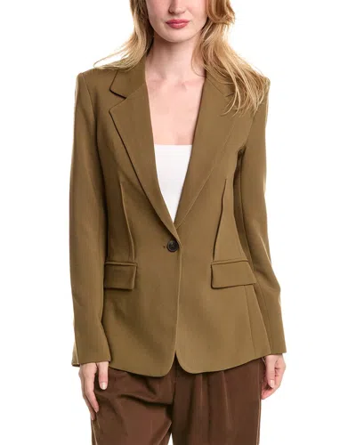 1.state Exposed Dart Classic Blazer In Green