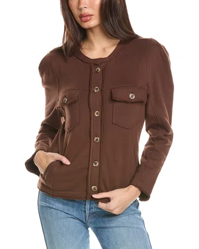 Grey State Charlotte Jacket In Brown