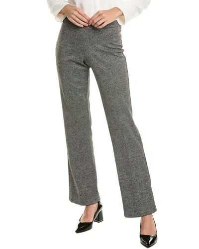 Anne Klein High-rise Pull-on Bootleg Pant In Black