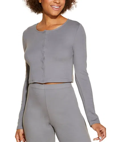 Cosabella Michi Cropped Cardigan In Grey