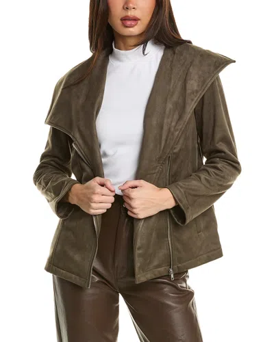 Pascale La Mode Moto Jacket In Green