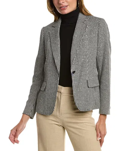 Anne Klein Tweed Jacket In Black