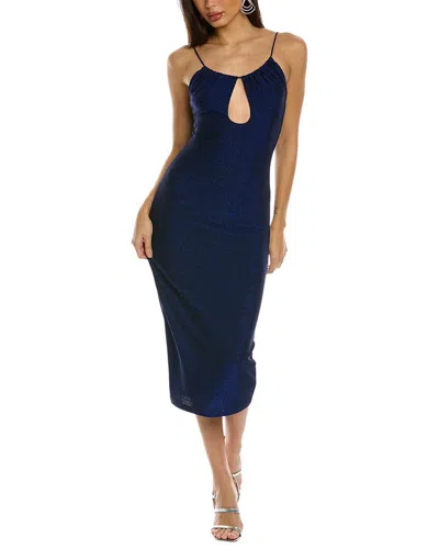 Misha Marlowe Midi Dress In Blue