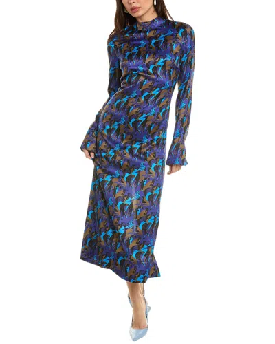 Staud Thicket Dress In Blue