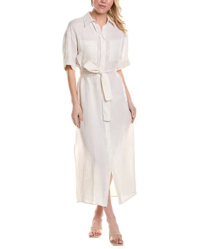 Peserico Linen Shirtdress In Pink