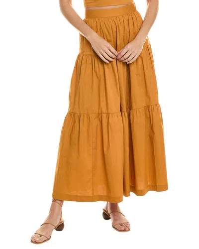 Staud Sea Skirt In Yellow