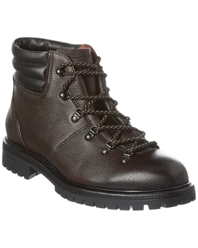 Aquatalia Holt Weatherproof Leather Boot In Brown