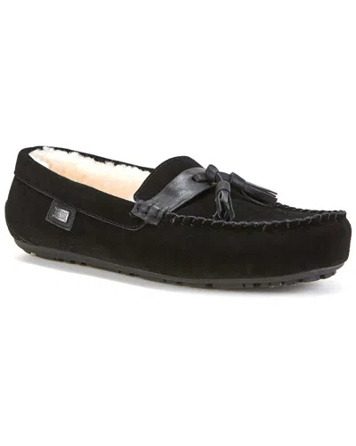 Australia Luxe Collective Hamilton Suede Slipper In Black