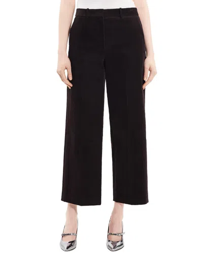 Theory Relaxed Straight Pant In Brown