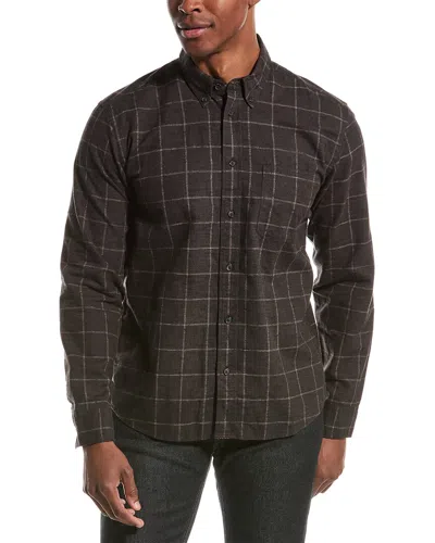 Billy Reid Tuscumbia Linen-blend Shirt In Brown
