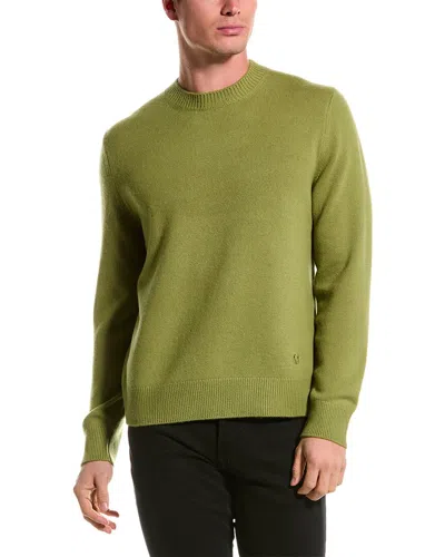 Vince Wool & Cashmere-blend Crewneck Sweater In Green