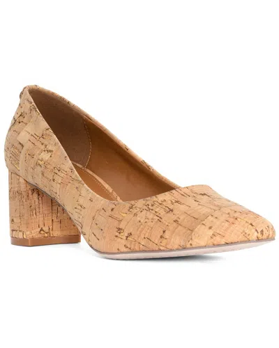 Donald Pliner Stephani Cork Pump In Brown