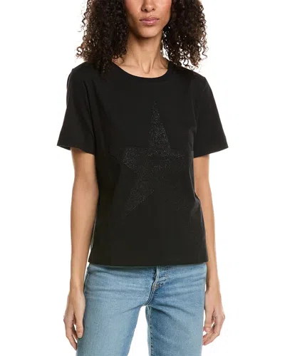 Chrldr Caviar Star Wide T Shirt In Black