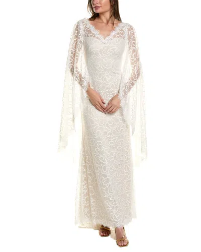 Tadashi Shoji Lace Gown In White