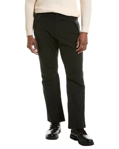 Moncler Logo-print Cotton Track Trouser In Black
