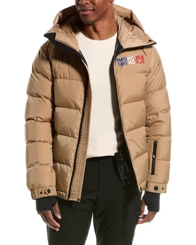 Moncler Grenoble Isorno Down Jacket In Brown