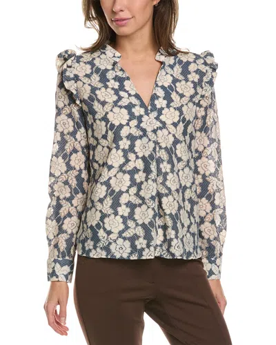 Anna Kay Blouse In Blue