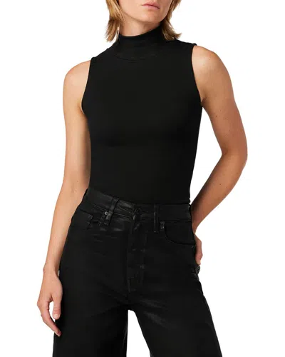 Hudson Jeans Mock Neck Tank In Black