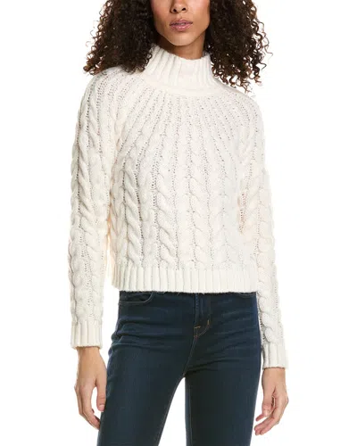 Isla Ciel Turtleneck Sweater In White