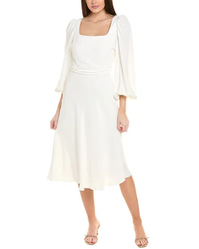 Ungaro Margot Midi Dress In White