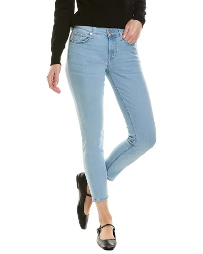 7 For All Mankind Mirage Super Skinny Jean In Blue