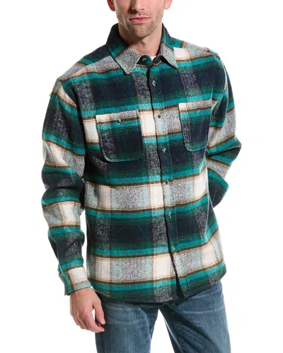 Sovereign Code Arin Shirt Jacket In Green