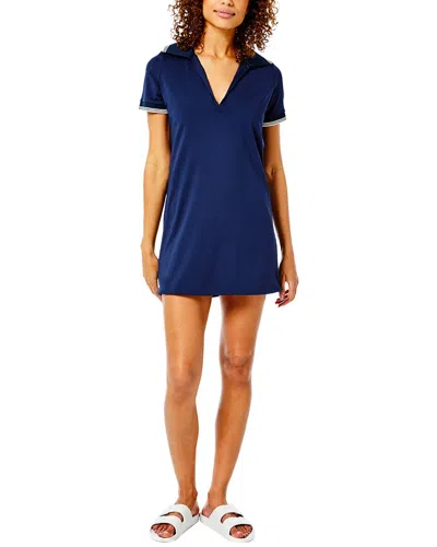 Addison Bay Easy Polo Dress In Blue