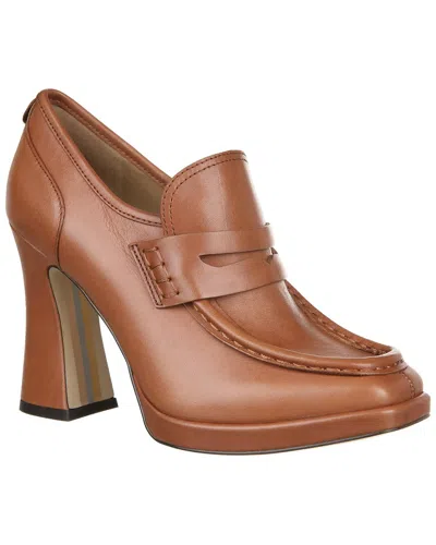Sam Edelman Women's Jeanette Block Heel Loafer Pumps In Brown