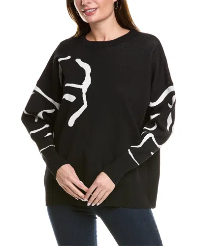 Gracia Dolman Sweater In Black