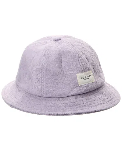 Rag & Bone Addison Twist Bucket Hat In Purple