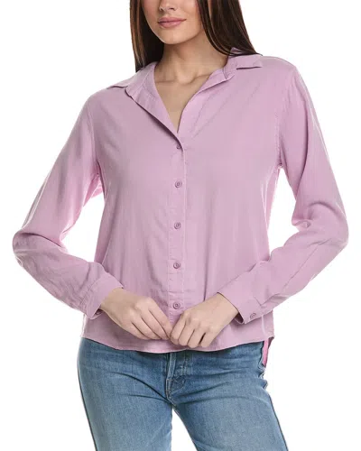 Bella Dahl Classic Button Down Shirt In Pink