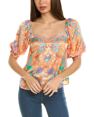 Hale Bob Silk-blend Top