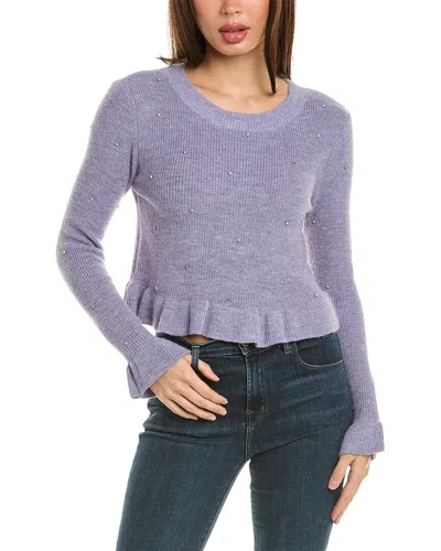 To My Lovers Crystal Sweater In Purple