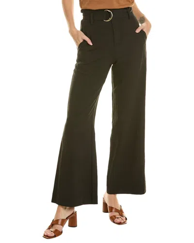 Saltwater Luxe Long Linen Pant In Black