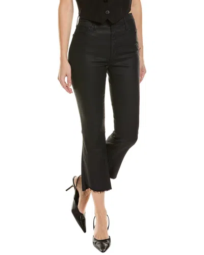 Black Orchid Cindy Slant Fray Jeans In Blue