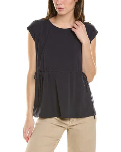 Eileen Fisher Petite Box Top In Blue