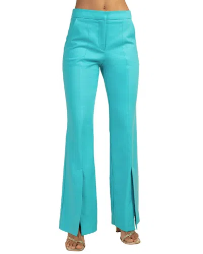 Trina Turk Tailored Fit Daydream Pant In Blue