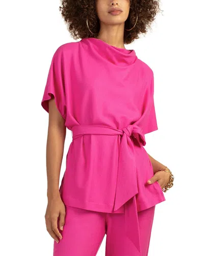 Trina Turk Relaxed Fit Jubilation Top In Pink