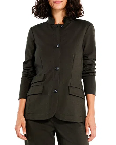 Nic + Zoe Nic+zoe Petites Double Knit Blazer In Black