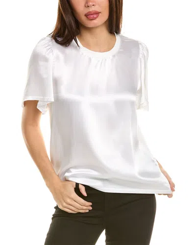 Nation Ltd Toni Flutter Sleeve Top In White