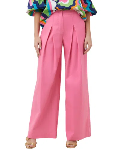 Trina Turk Relaxed Fit Mighty Pant In Pink