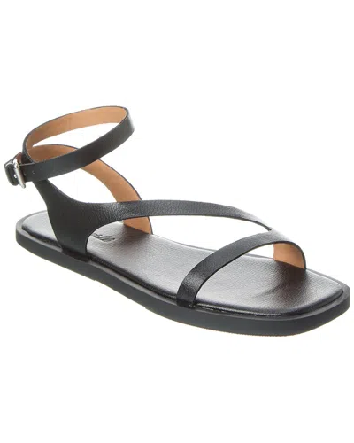 Madewell Ankle-strap Leather Sandal In Black