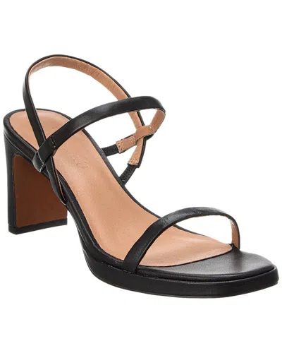 Madewell Leather Slingback Sandal In Black