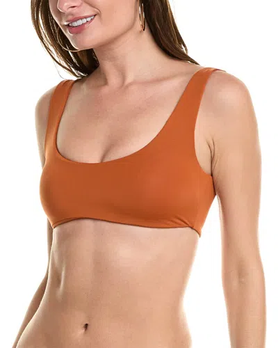 L*space Lizzie Bikini Top In Orange