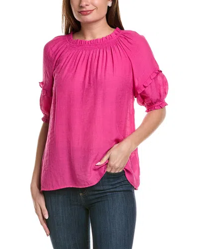 Nanette Lepore Nanette  Off-the-shoulder Top In Pink