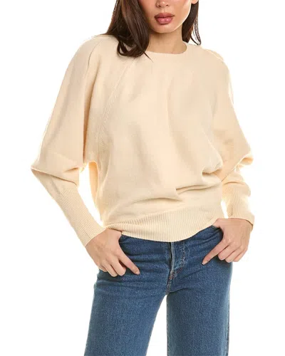 Elan Diana Crewneck Dolman Sweater In Beige