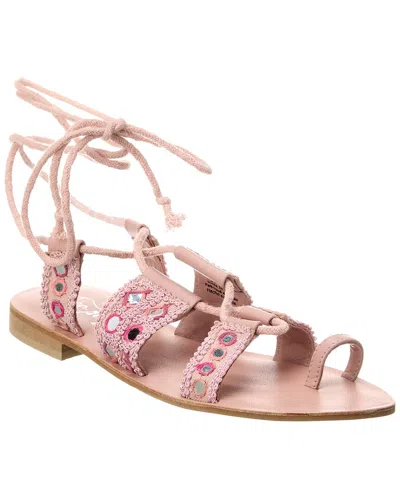 Free People Mantra Mirror Sandal In Pink