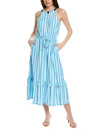 Cabana Life Tie-waist Maxi Dress In Blue