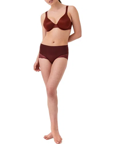 Spanx Undie-tectable Lace Hipster In Spice,wild Rose