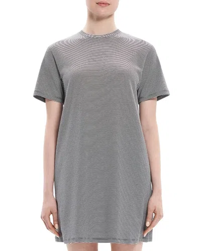 Theory Perfect T-shirt Dress In Striped Cotton Jersey